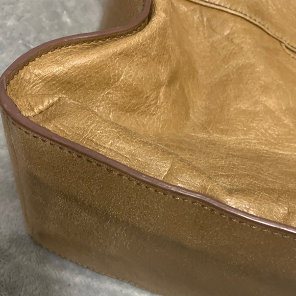 HOBO Gold Leather Hobo Bag - Picture 9 of 9